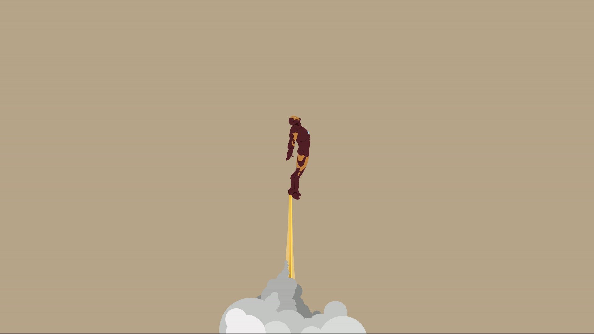 minimalisme iron man minimal héros robot jarvis vol tony stark