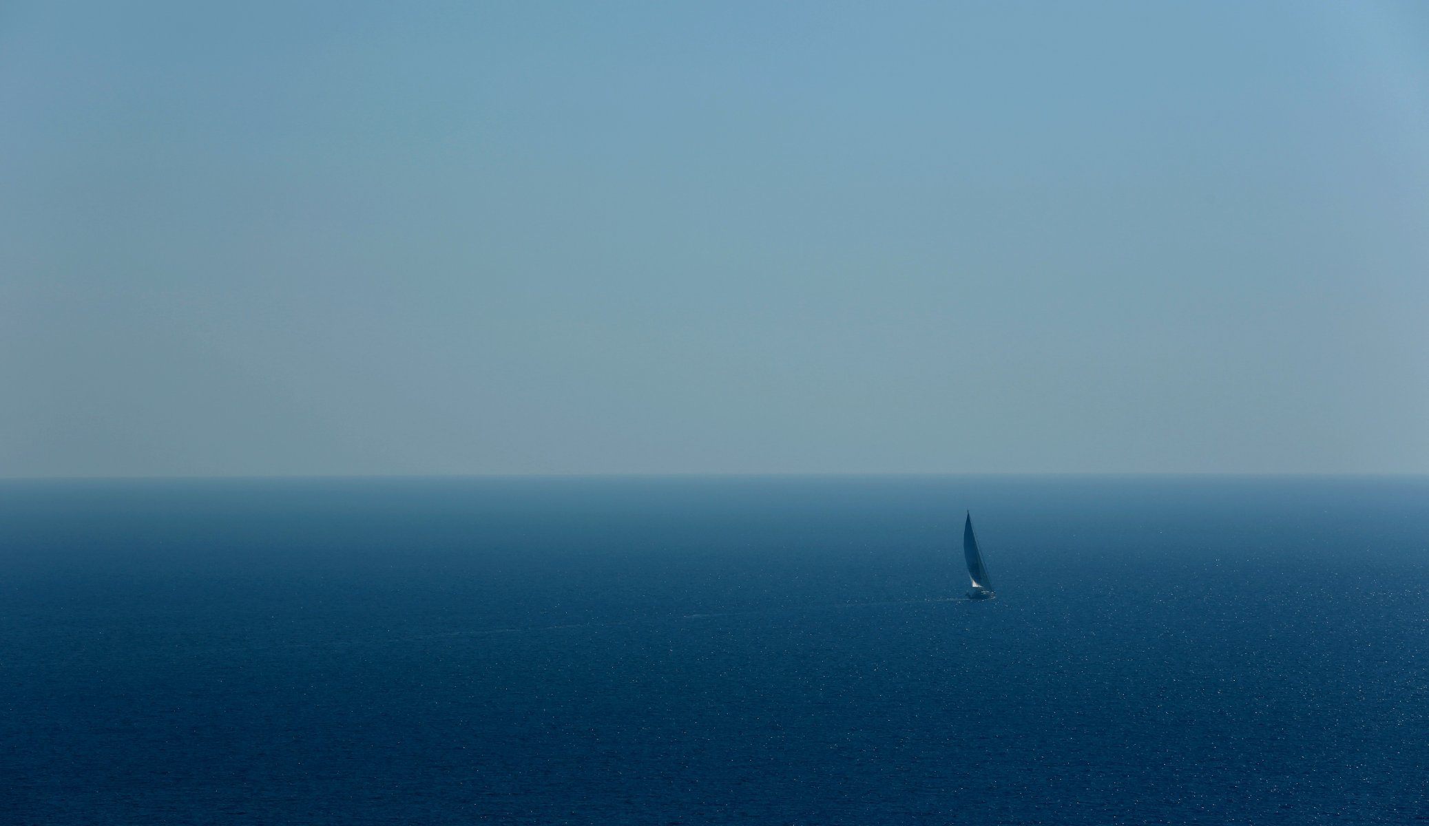 mar barco cielo