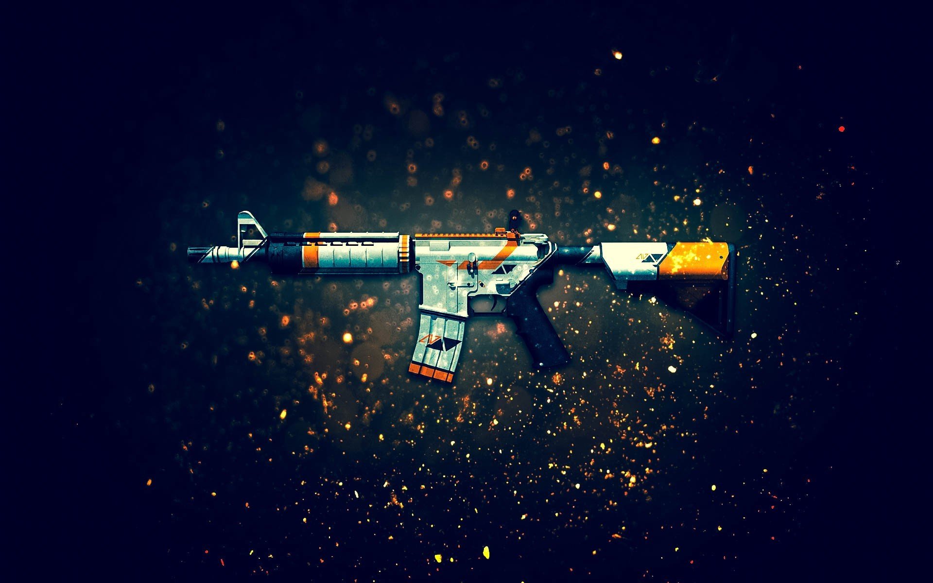 asalto rifle arma cs: go fondo