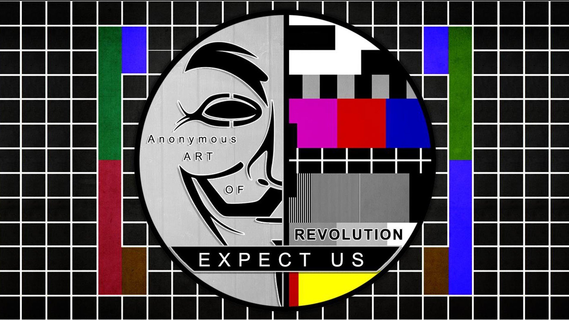 anonymous revolution expect us art test pattern anonymous art