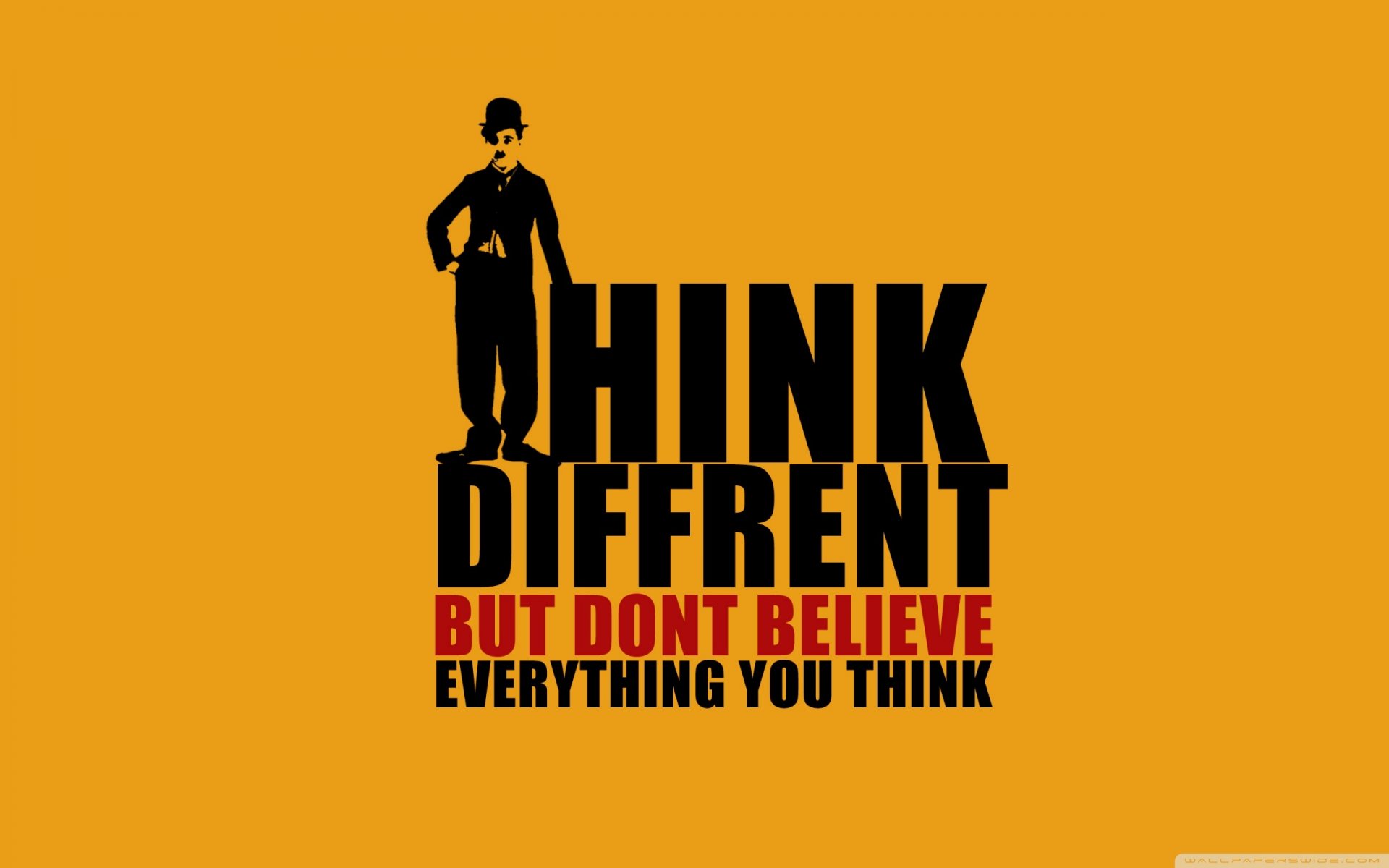 think different but don t believe everything you think