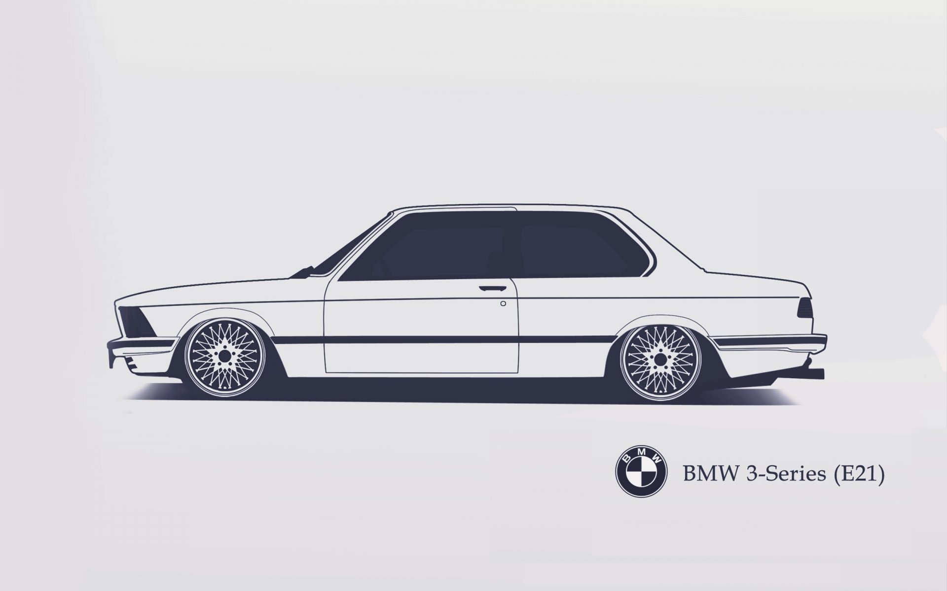 bmw serie 3 e21 srcky design minimalista