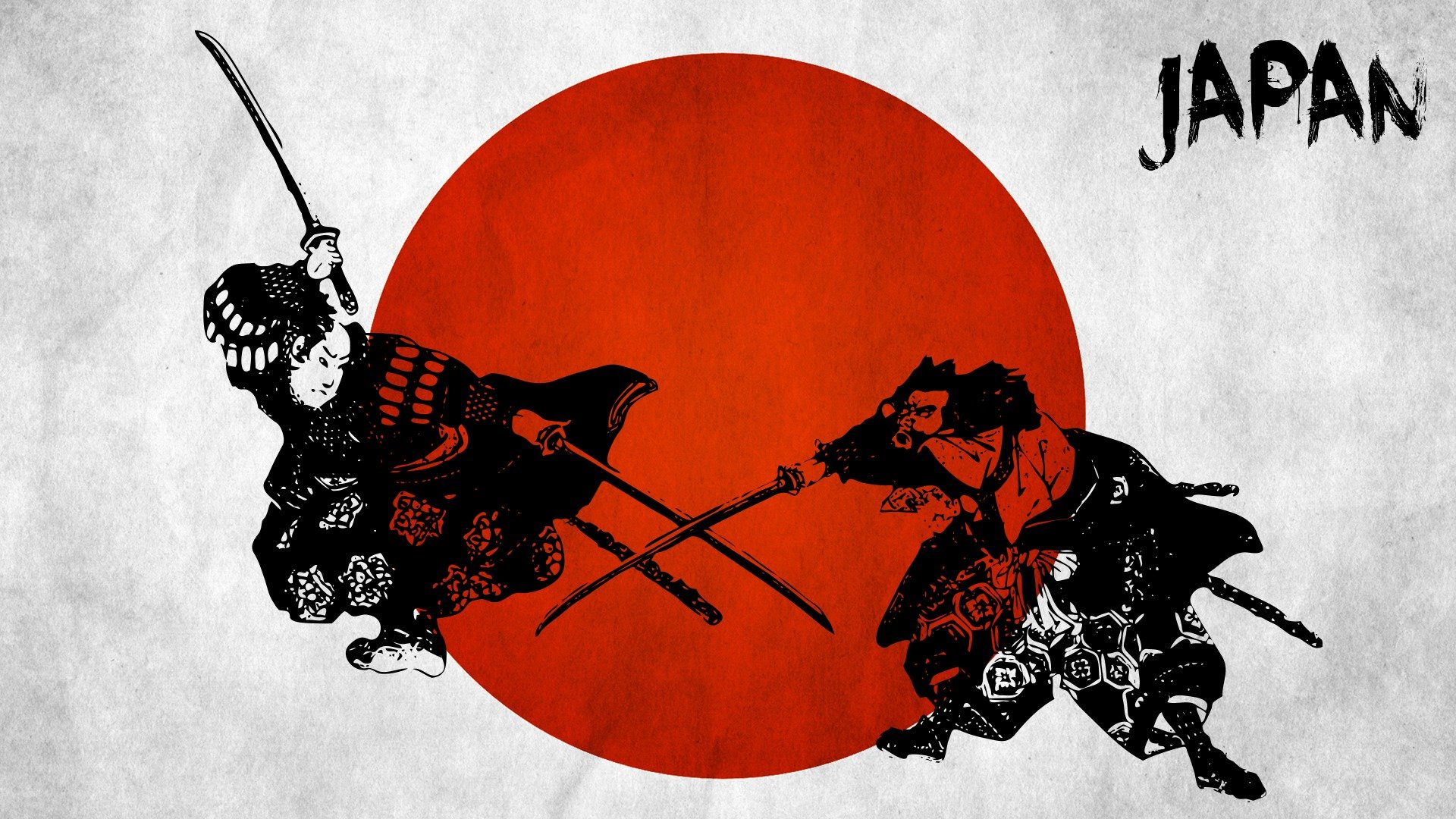 japanische wandaufkleber rot samurai