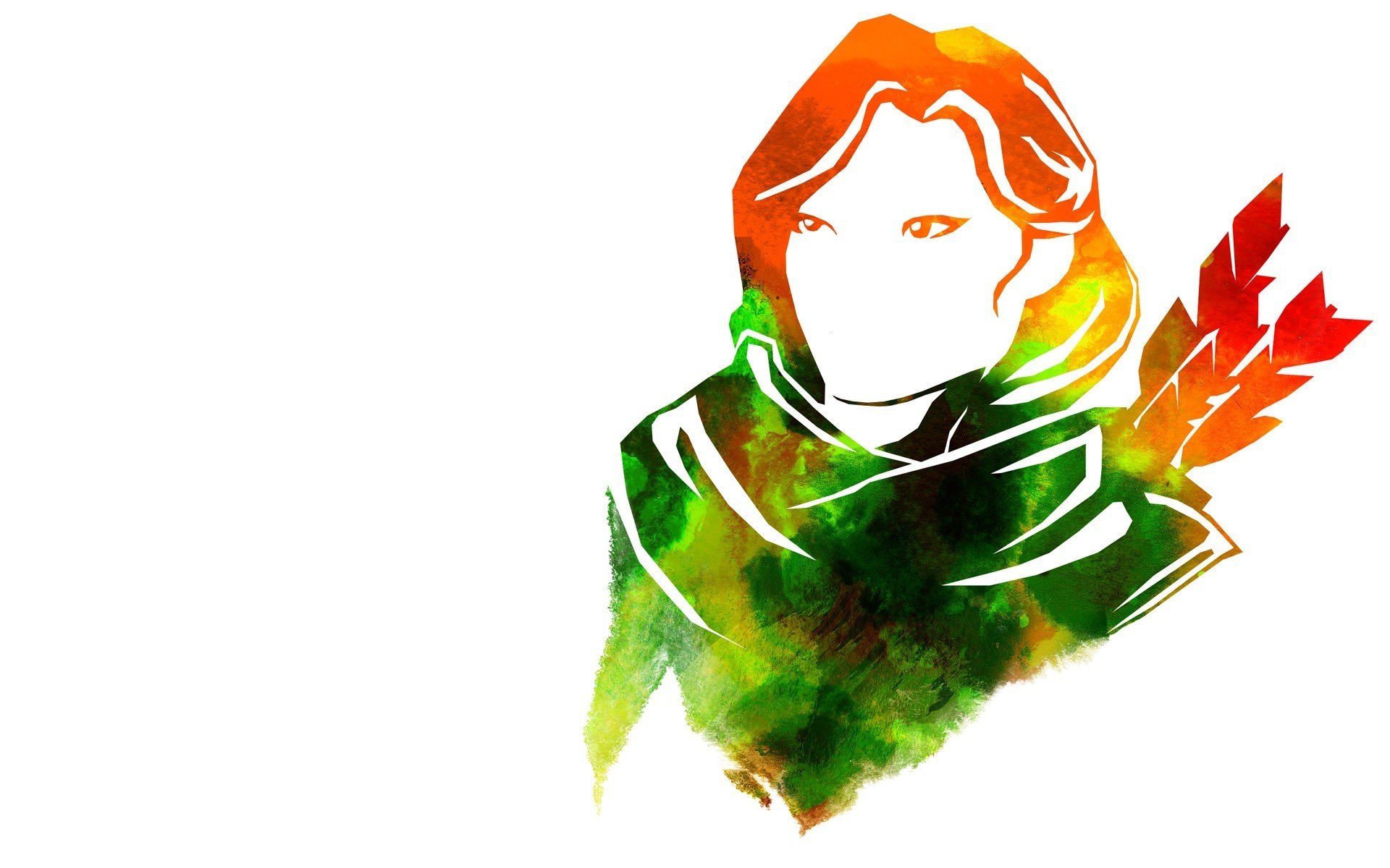 windrunner windranger dota 2 archer minimalism