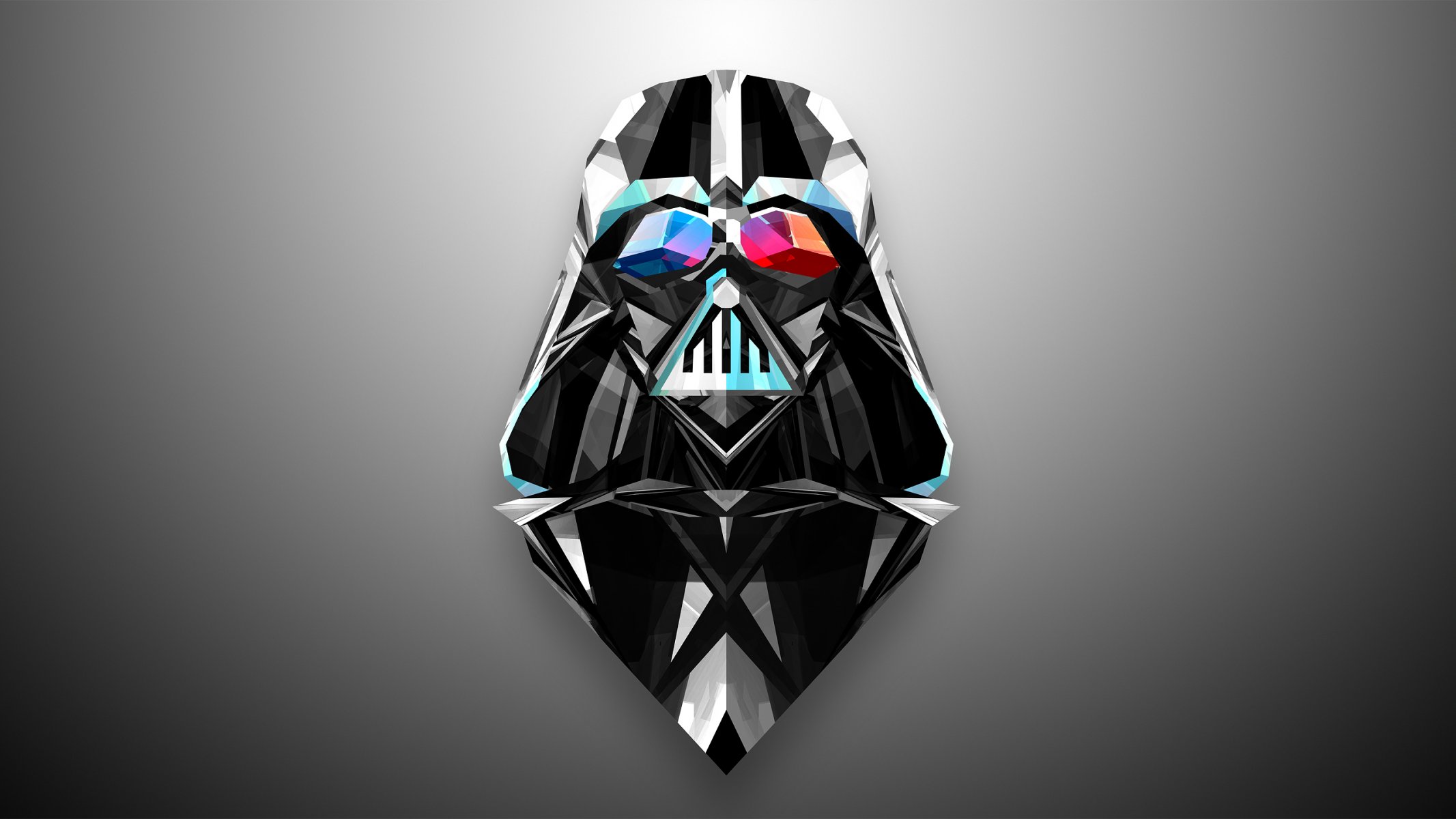 dark vador star wars minimalisme abstraction