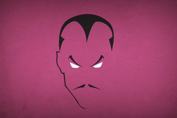 Blo0p minimalistisches Bild von sinestro