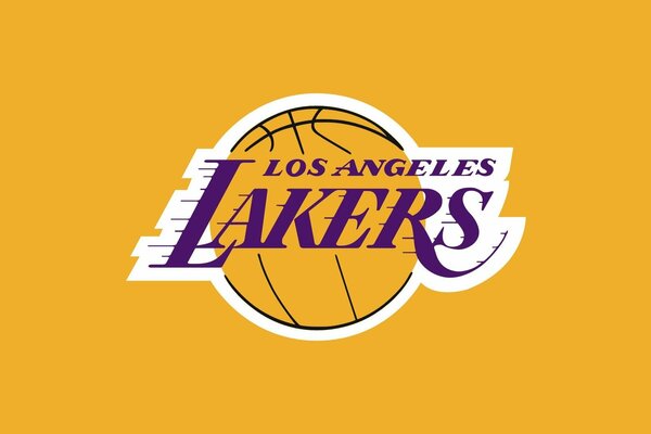 Das Logo des Basketballteams der Los Angeles Lakers