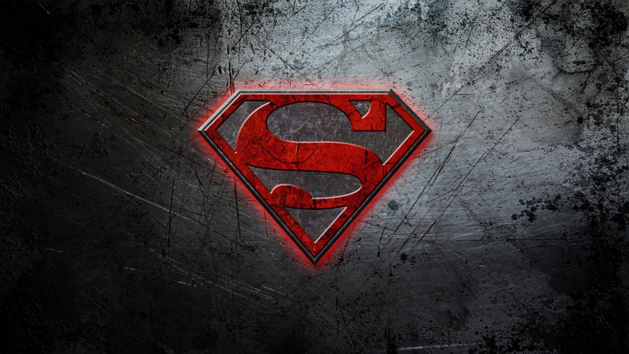 superman logo rojo