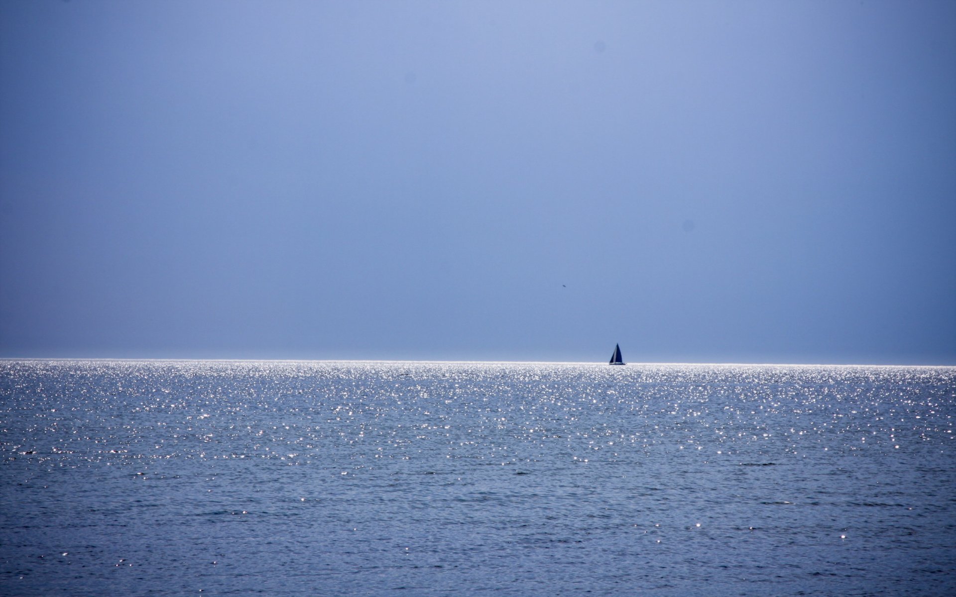 meer boot landschaft minimalismus