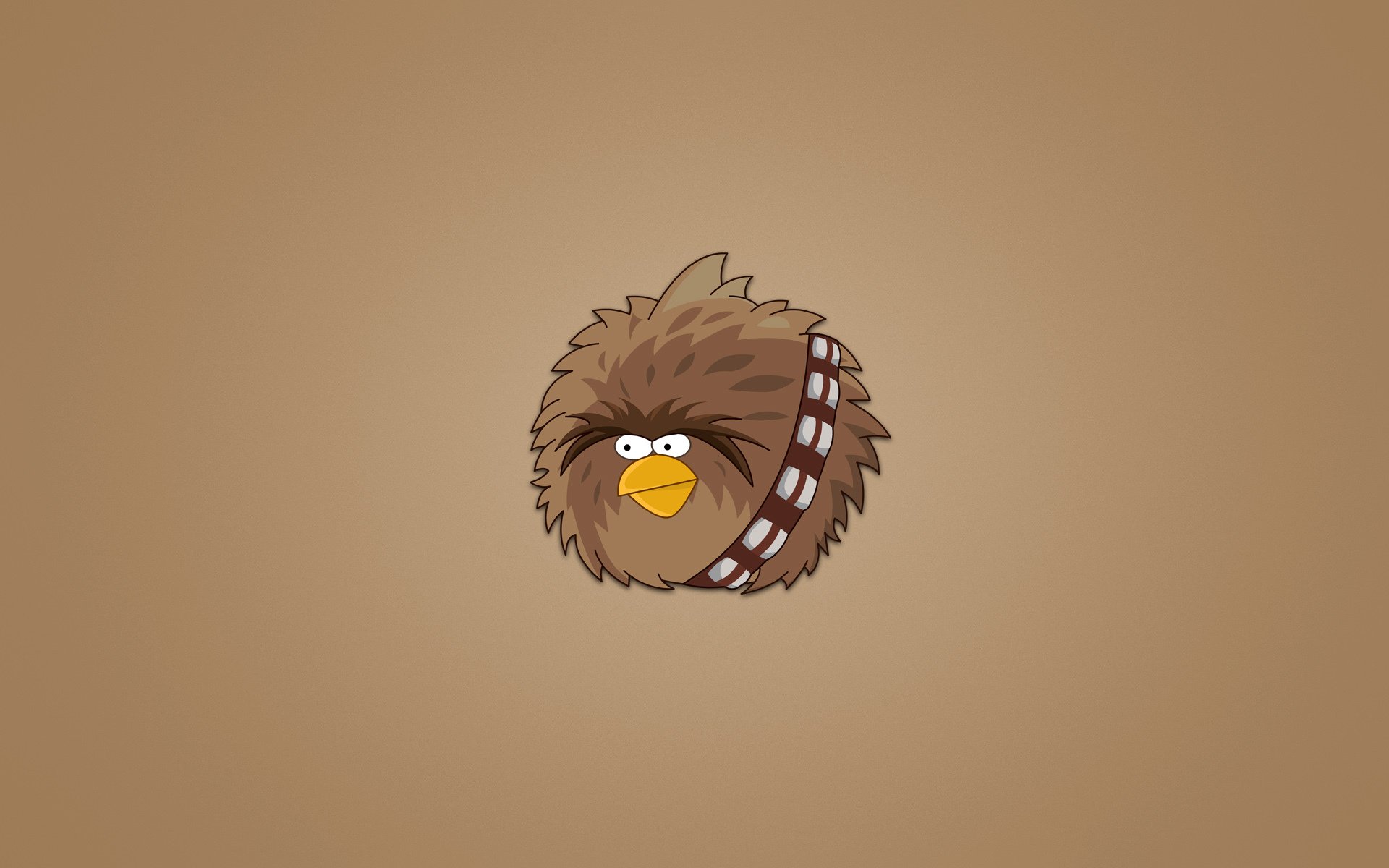 star wars oiseau shaggy chewbacca chewey chewy angry birds minimalisme