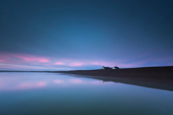 La mer qui se confond avec l horizon