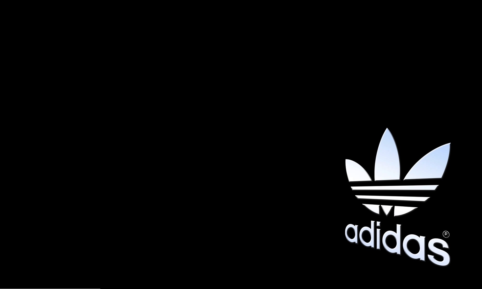 adidas marca logo nero sfondo originali