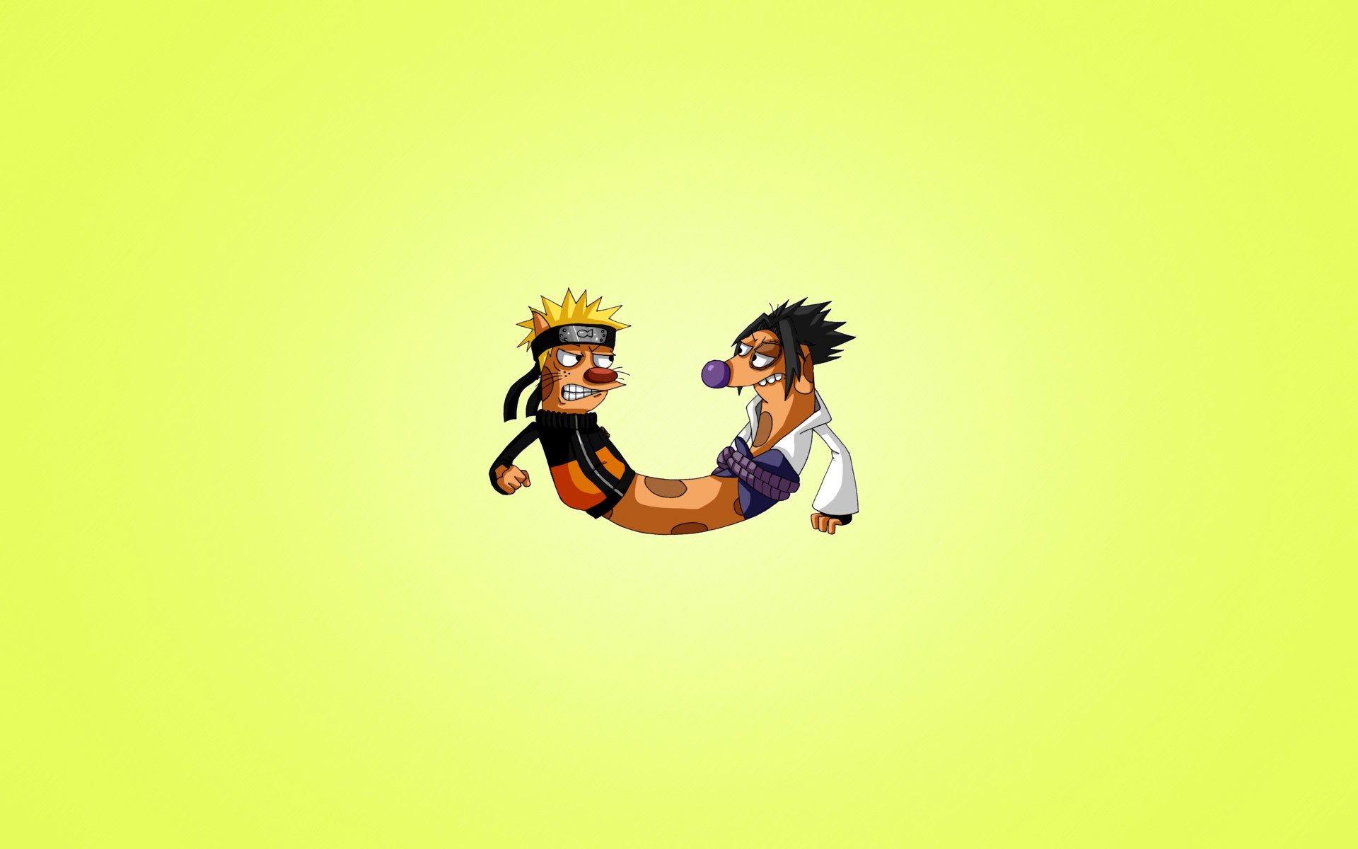 kotopes catdog cat and dog naruto funny minimalism