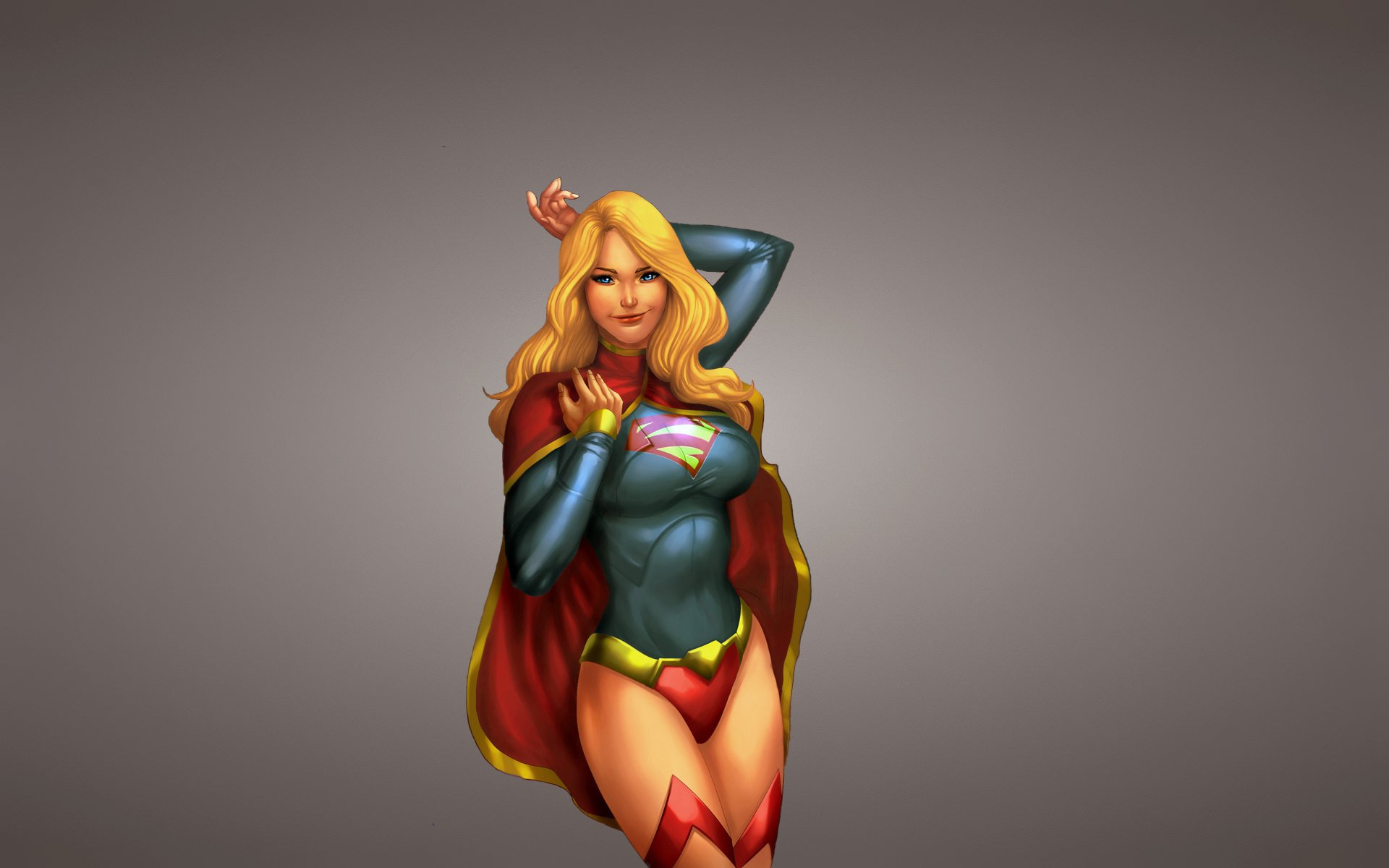 supergirl supergirl czerwony płaszcz superman komiks