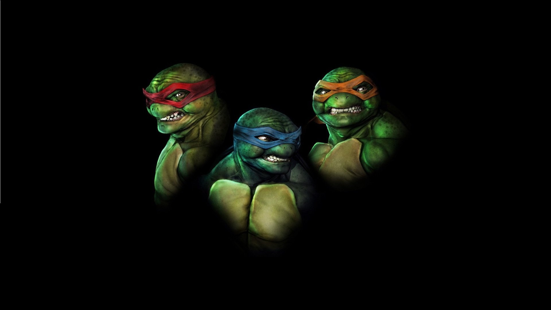 ninja turtles ninja turtles raphael leonardo michelangelo minimalismus schwarz