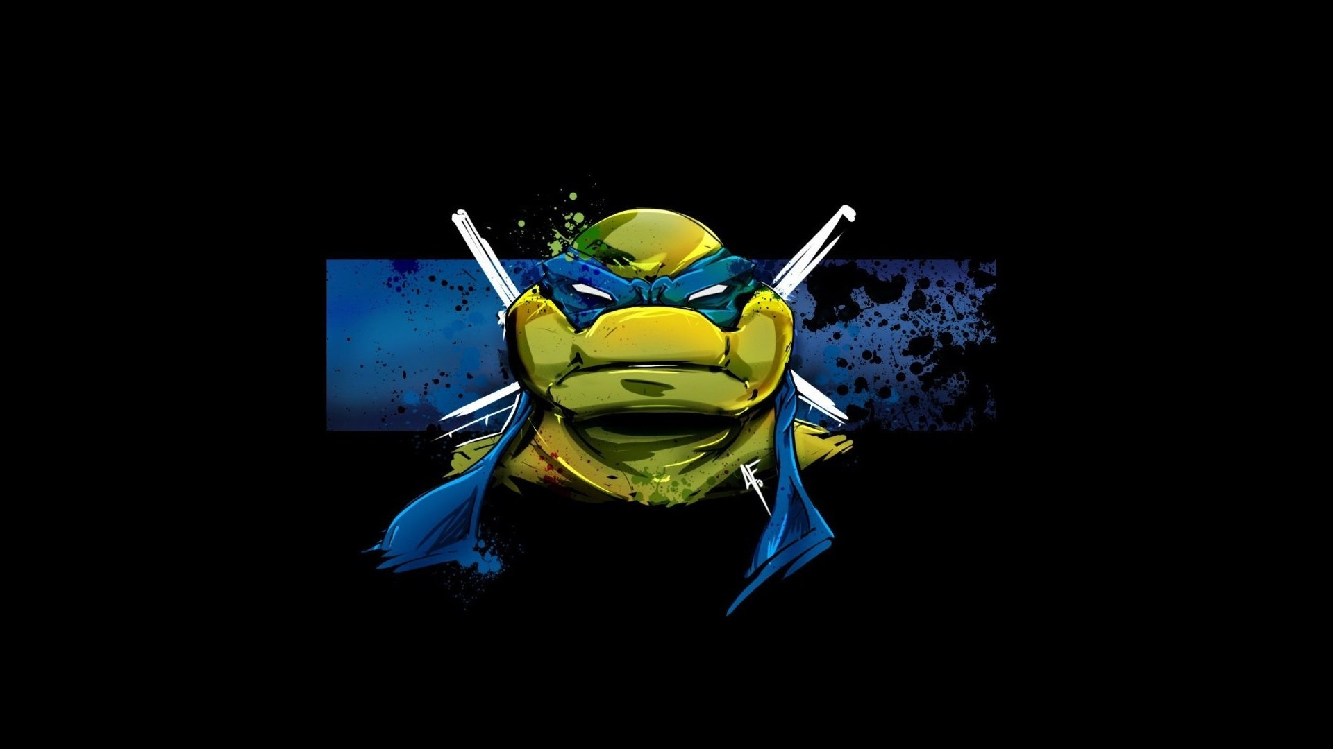 leonardo minimalism ninja turtles teenage mutant ninja turtle