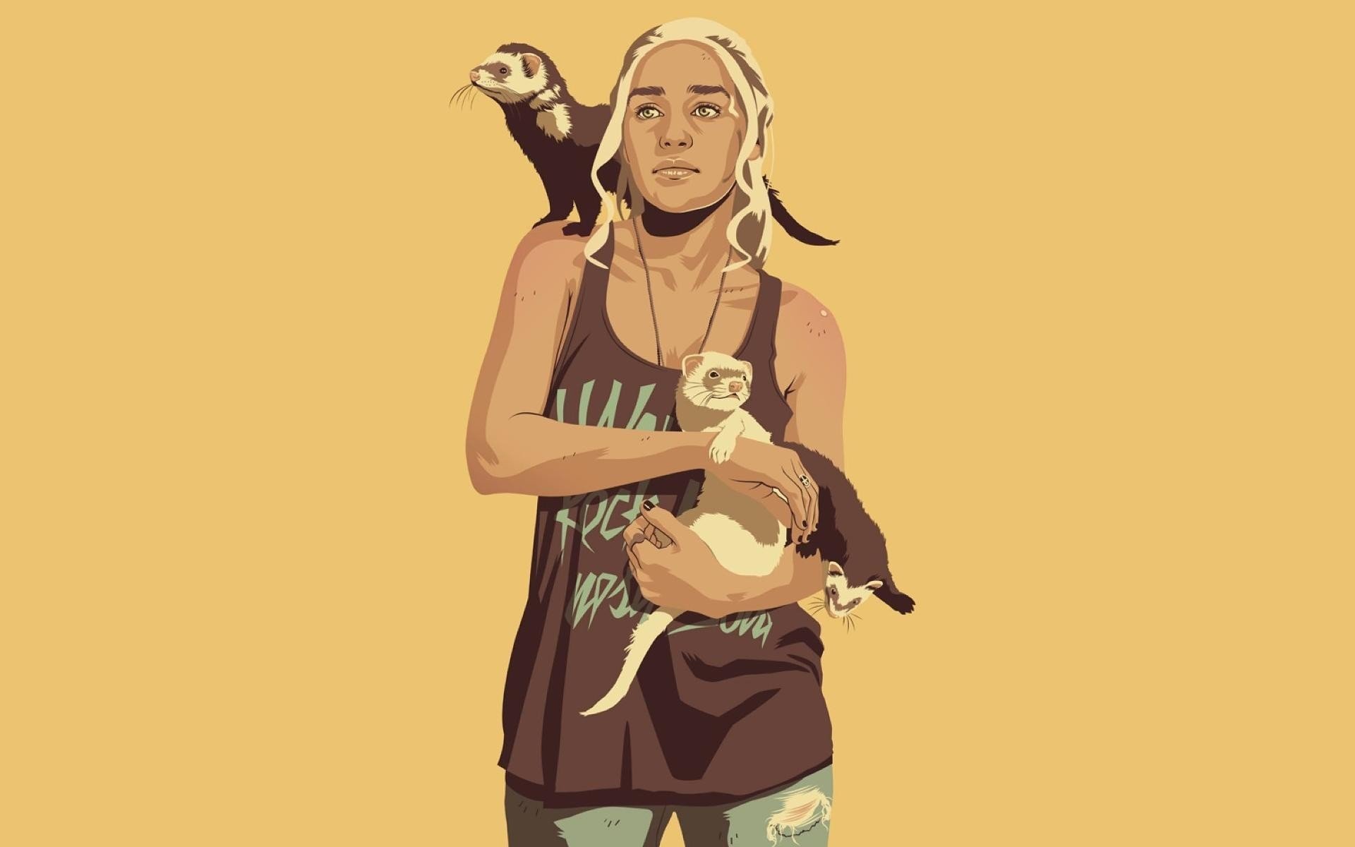 game of thrones minimalisme daenerys targaryen