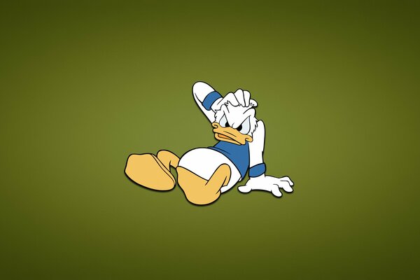 Verwirrter Disney-Donald duck