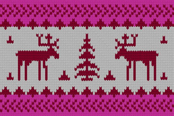 Ornamento maglione con renne per il nuovo anno