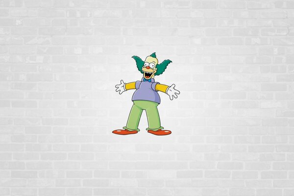 The clown from the Simpsons is the most uncanny hero of this cartoon