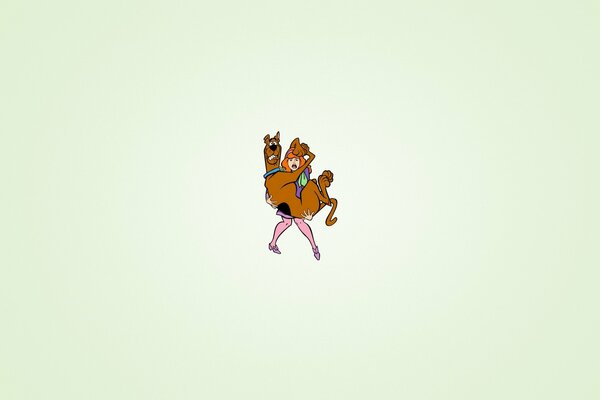 Kinder-Cartoon über Scooby-Doo