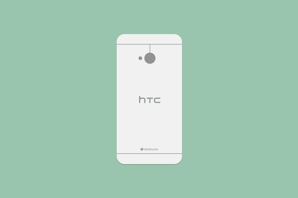 Vector image of htc phone