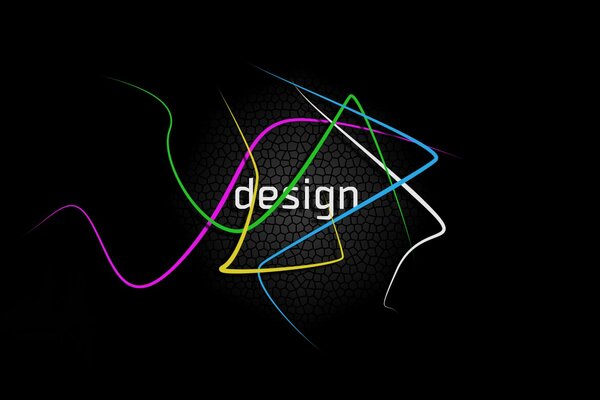 Design insolito del logo luminoso