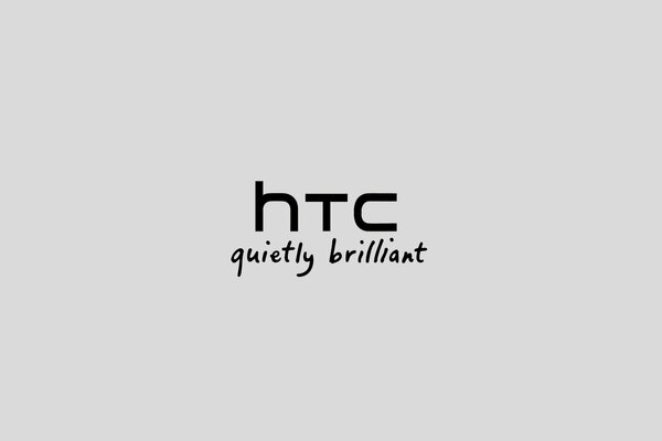 Надпись на сером фоне htc