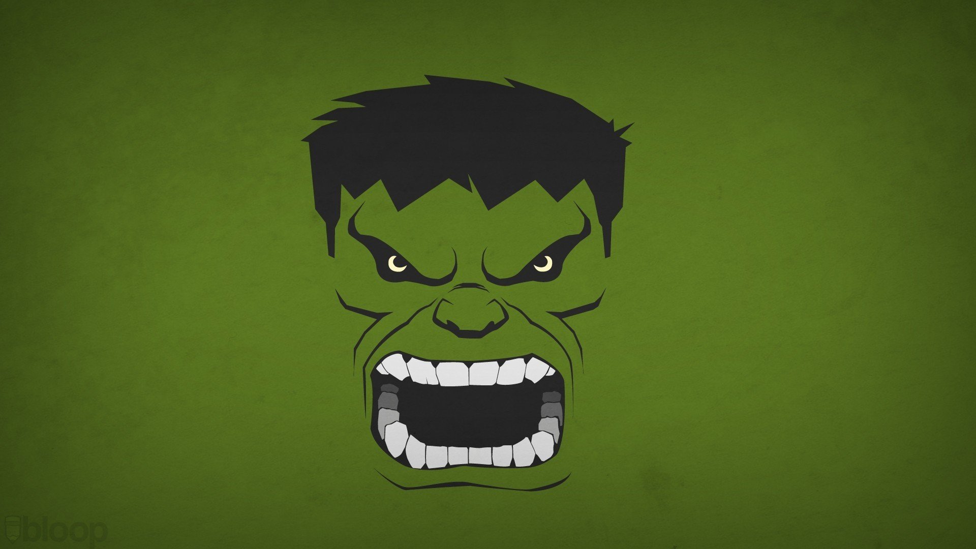 blo0p minimalismus hulk comics