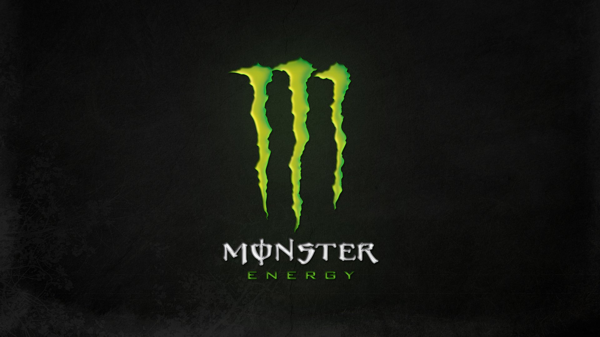 monster energy monstre énergie logo vert fond