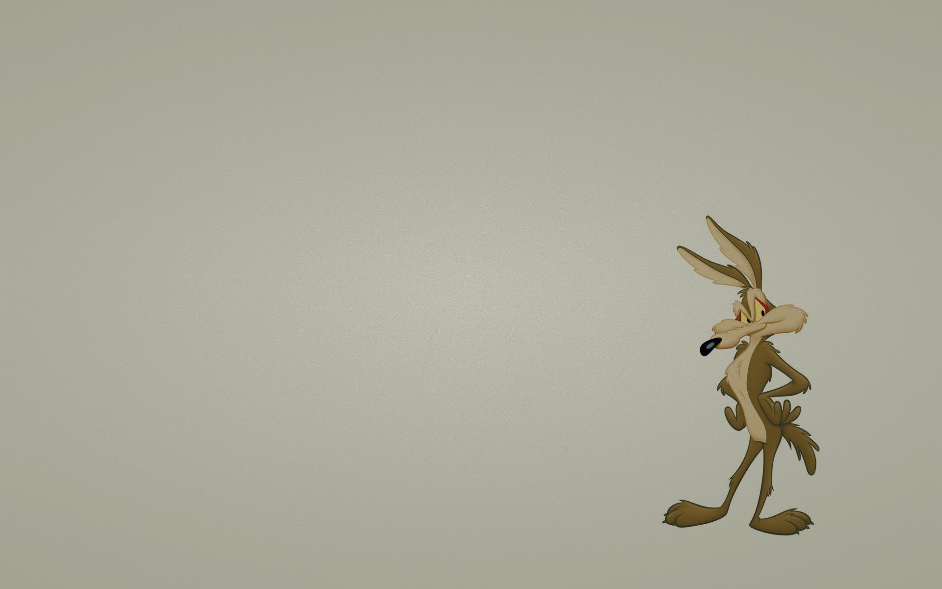 coyote wile e. coyote the beast view looney tunes minimalism