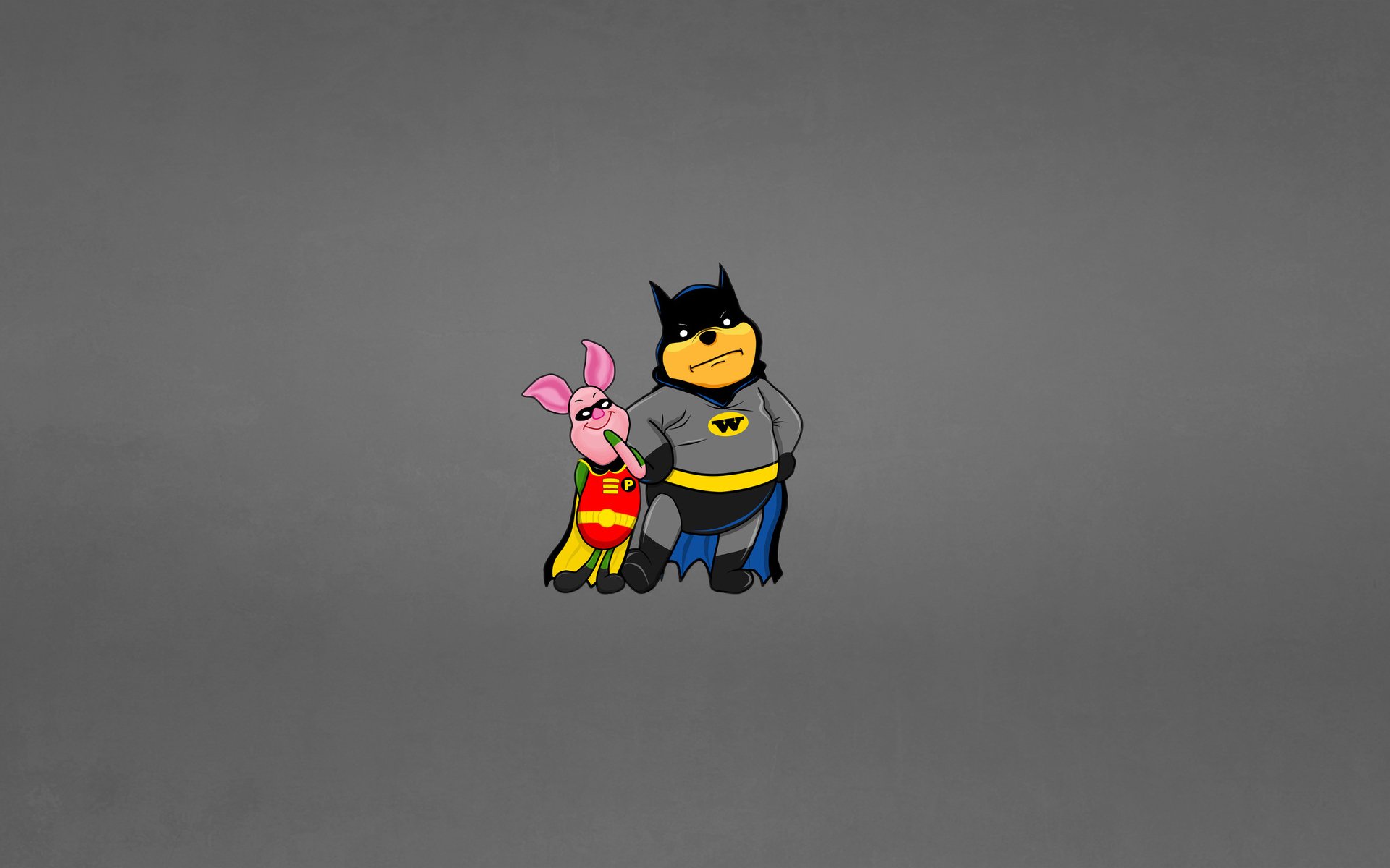 winnie the pooh winnie the pooh ferkel batman und robin batman robin witz dunkler hintergrund minimalismus