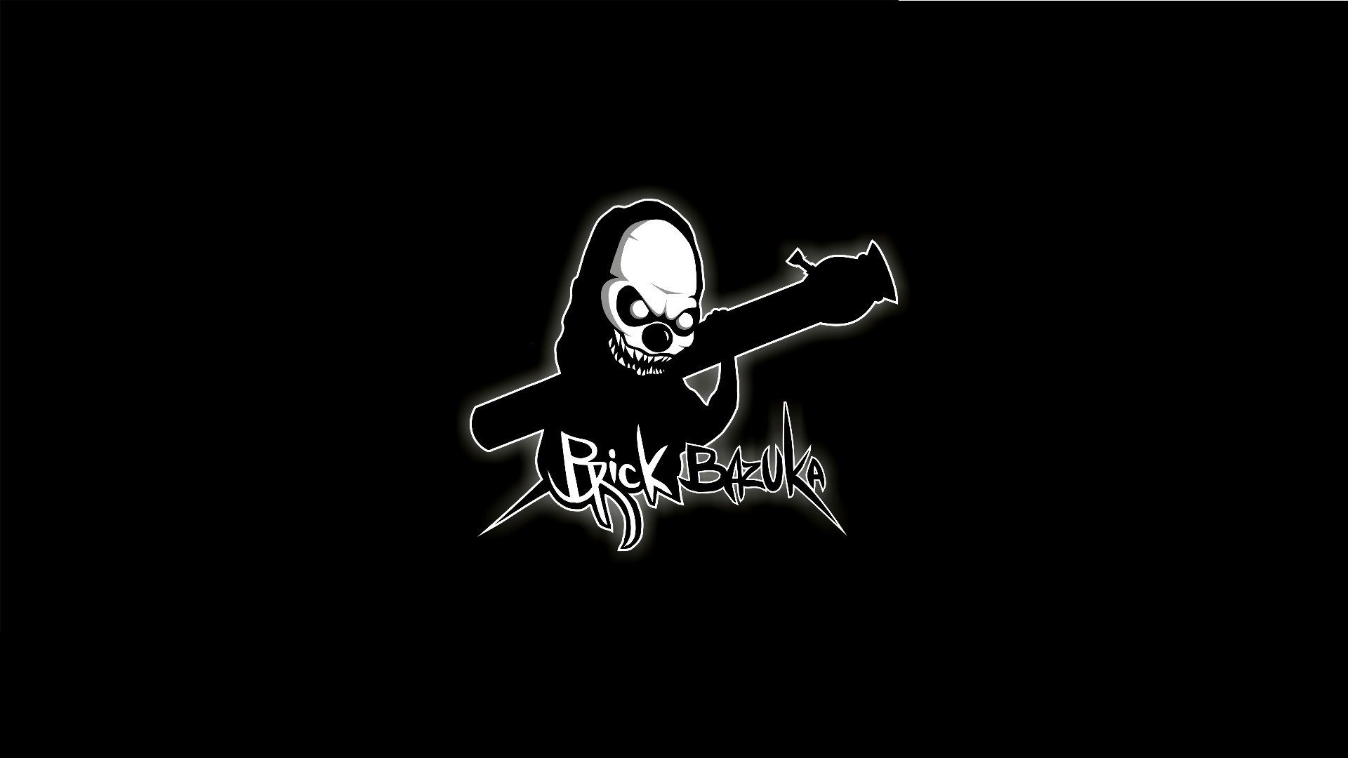 mattone bazuka logo minimalismo nero valigia clan hip hop musica