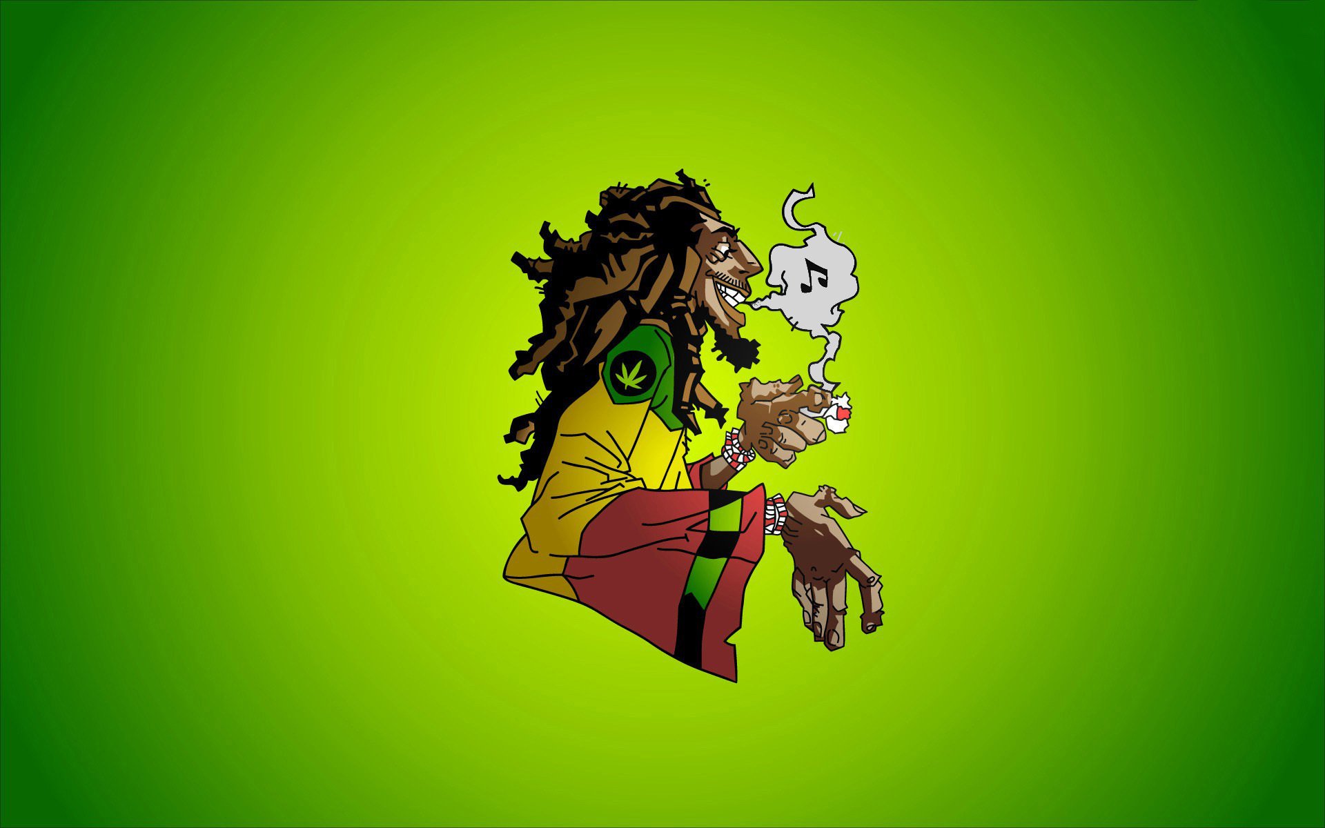 bob marley música caricatura humo marihuana rastas jamaica rocksteady ska