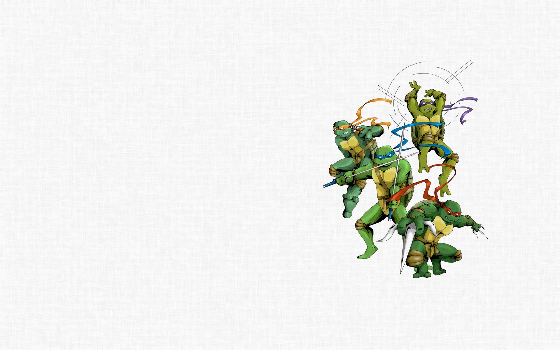 ninja turtles mutanten ninja turtles leonardo raphael michelangelo donatello minimalismus