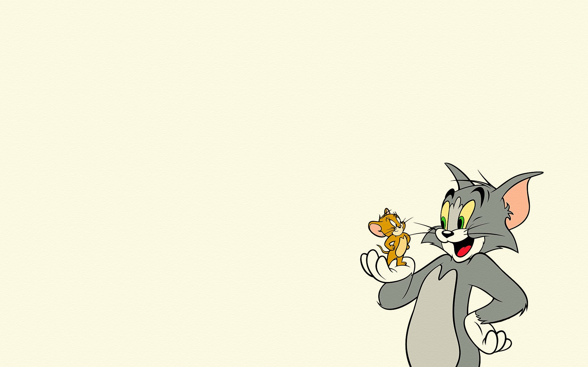 tom et jerry chat souris moustache minimalisme