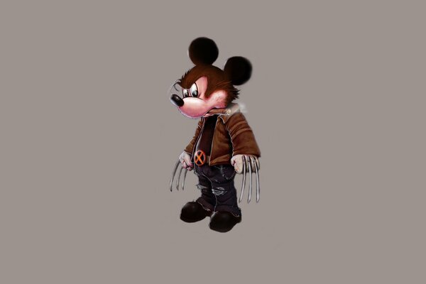 Logan mouse con un cigarro