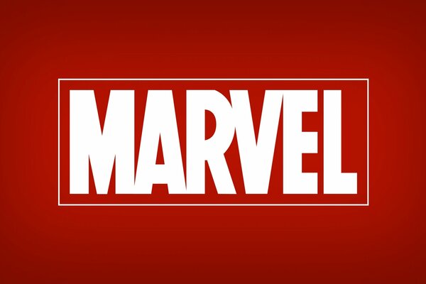 Logo marvel sur fond rouge