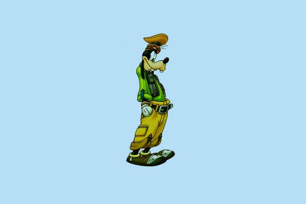 Waldtapete Disney mit Goofy