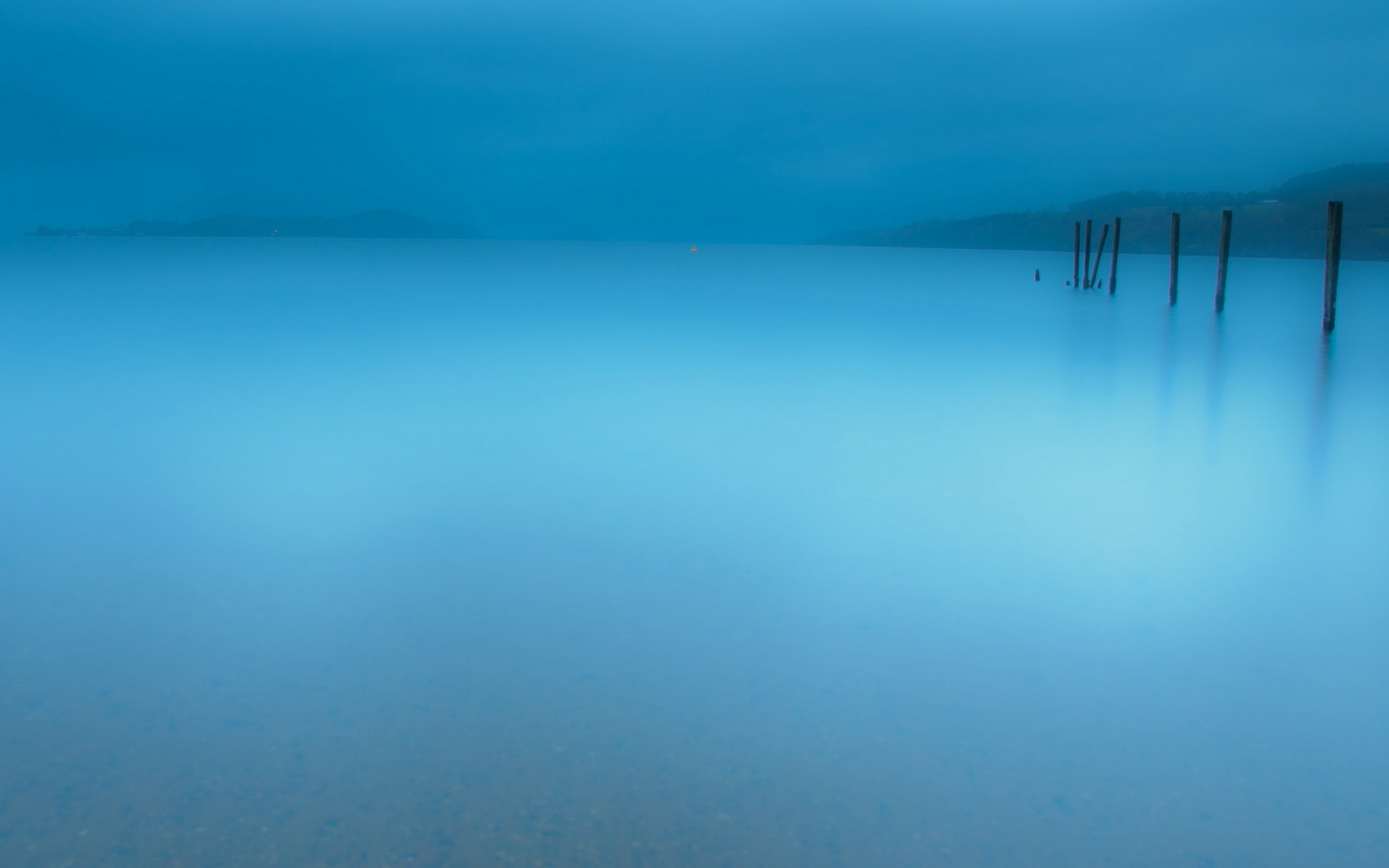 lago nebbia natura paesaggio minimalismo