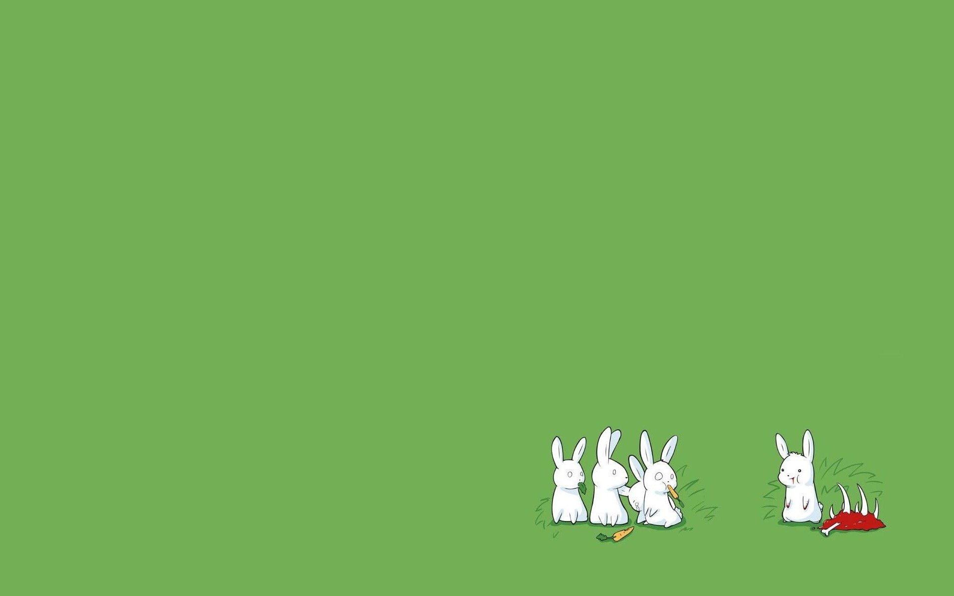 blanc lapins carottes lapin viande os surprise minimalisme papier peint