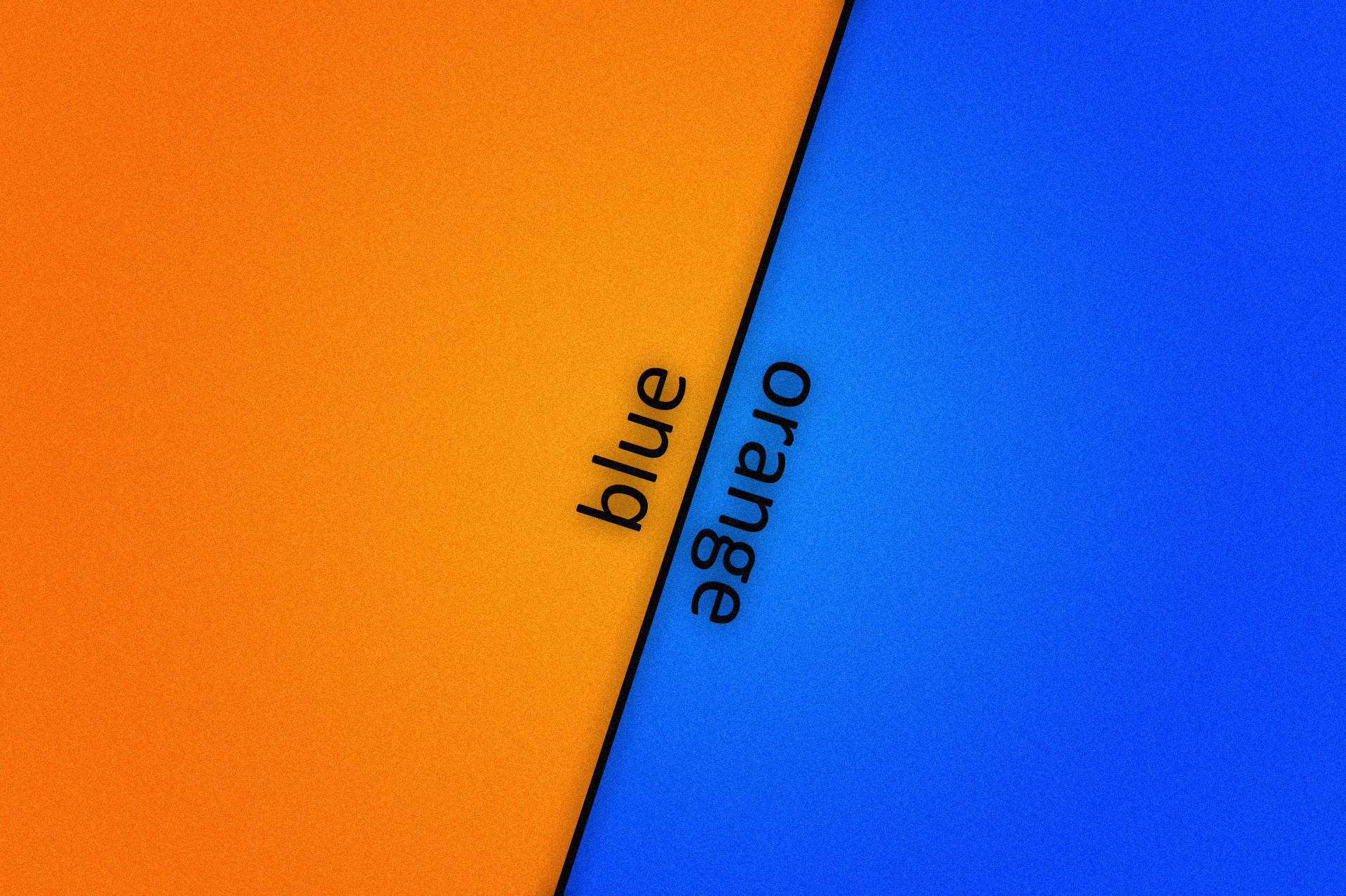 bleu orange fond