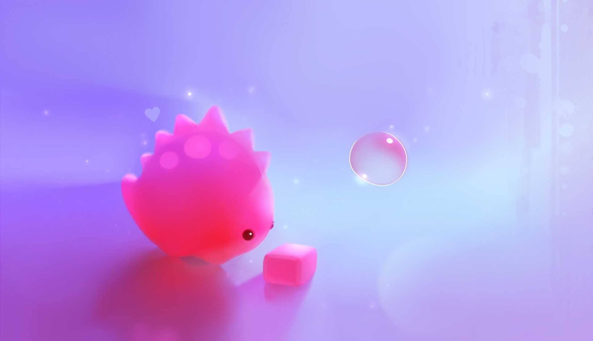 art apofiss dinosaur pink bubble cube cubic meters heart