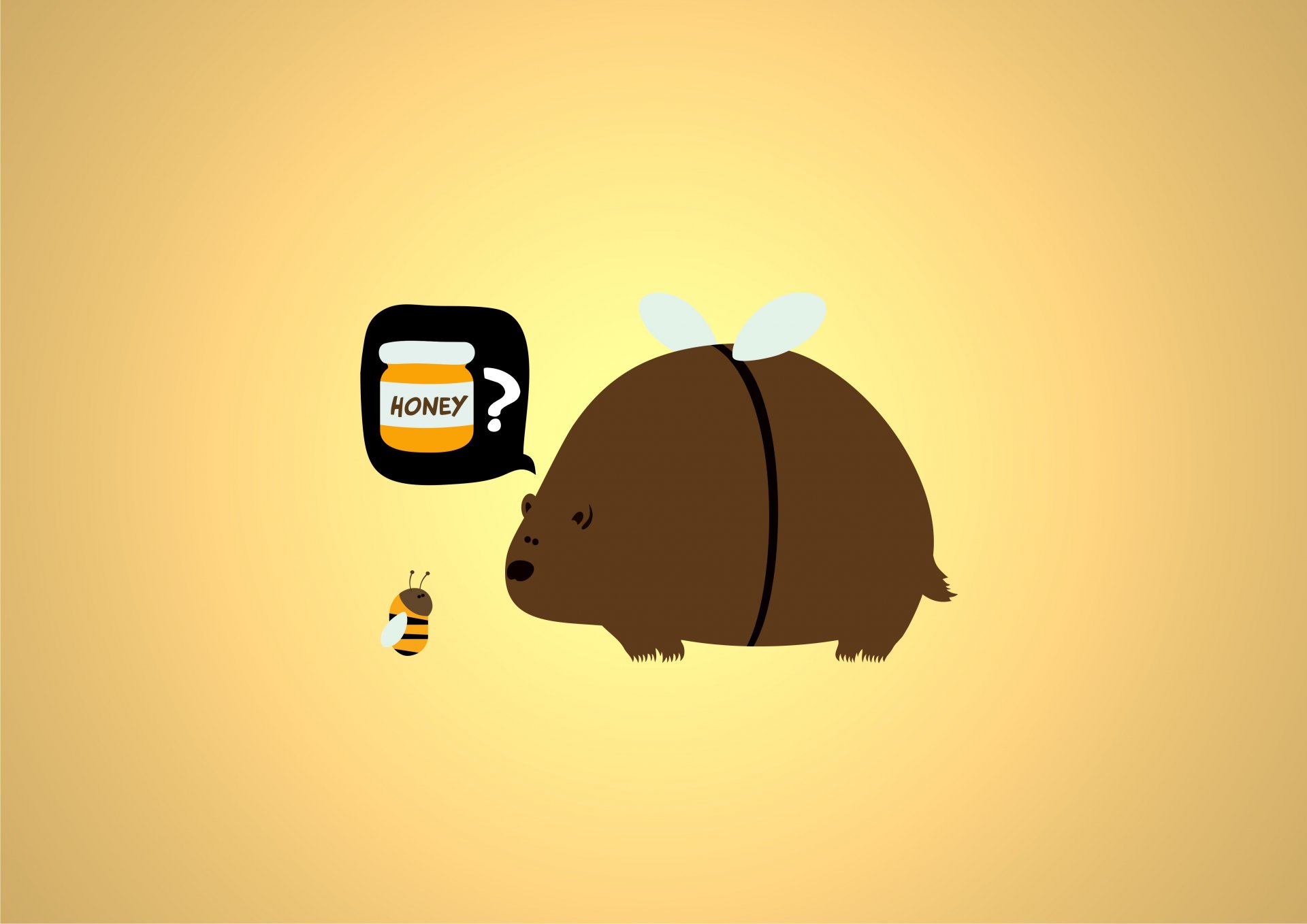 bear bee honey