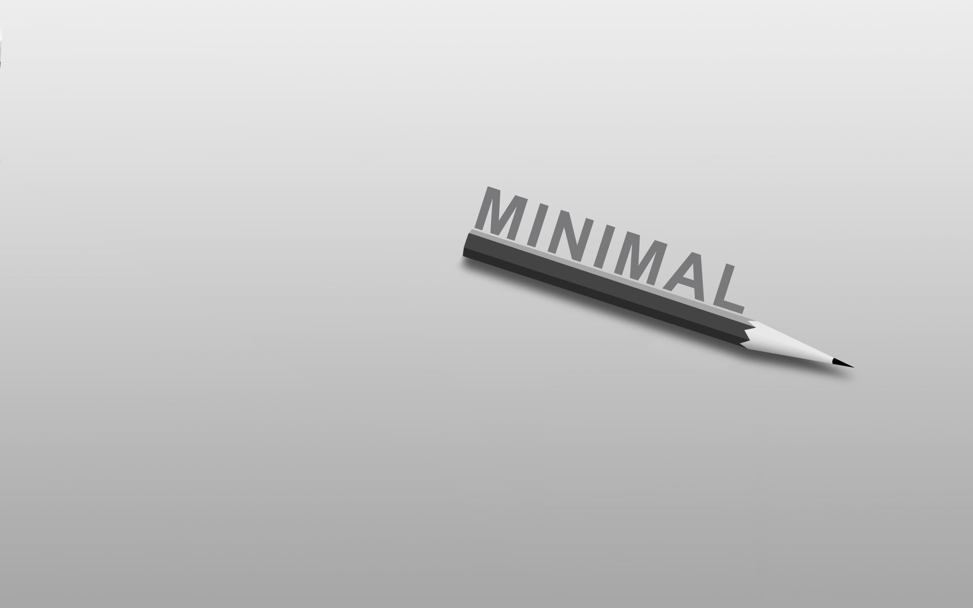 minimalismo matita lettering parola matita 1920x1200