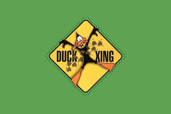 Daffy duck style minimalism
