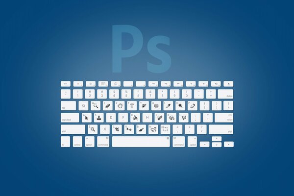 Symbologie du clavier pour Photoshop