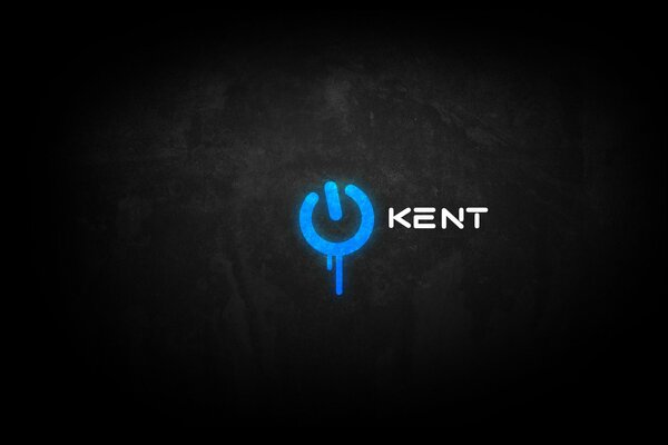 Logo de cigarette Kent sur fond noir