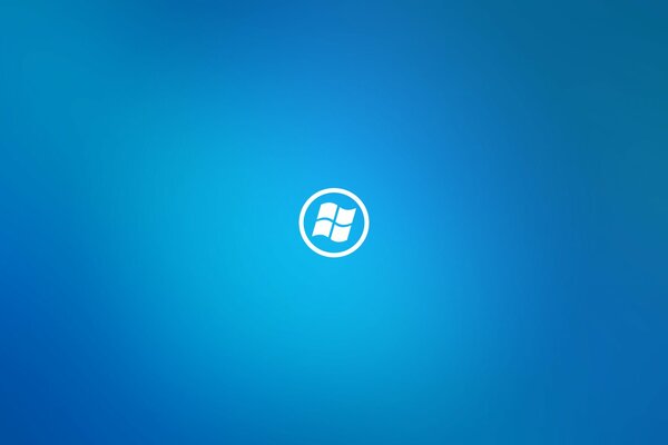 Blaue Tapete mit Windows-Logo 2560x1600