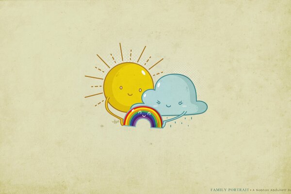 Słońce i deszcz-najlepsi przyjaciele tęczy